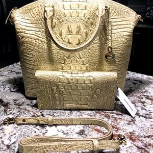 Brahmin Large Duxbury NWT Stardust with Wallet NWT!